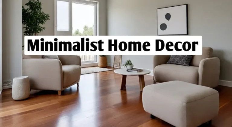 Minimalist Home Decor Ideas