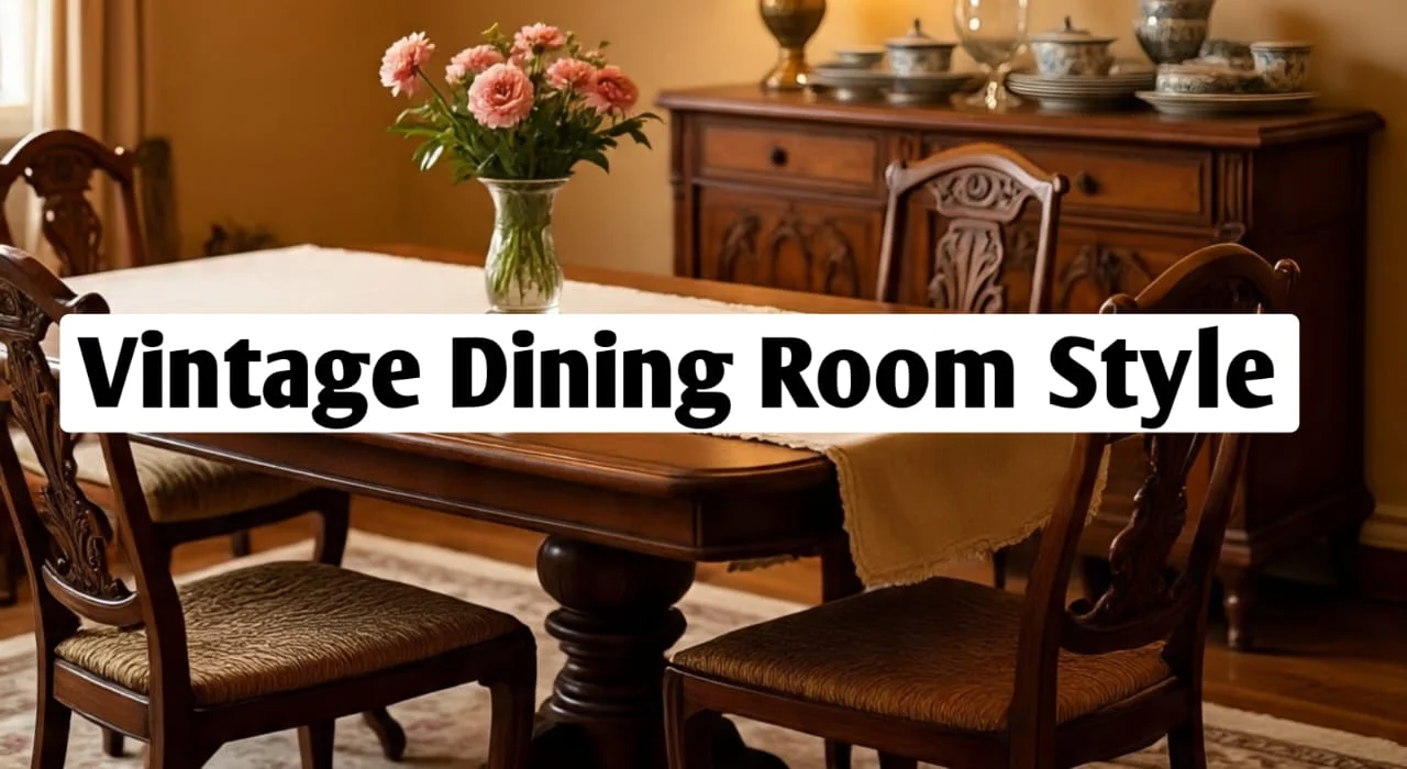 Vintage Dining Room Style