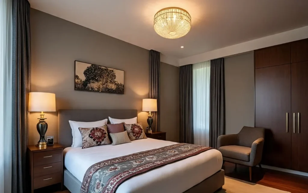 Lighting Setup in Guest Room Decor