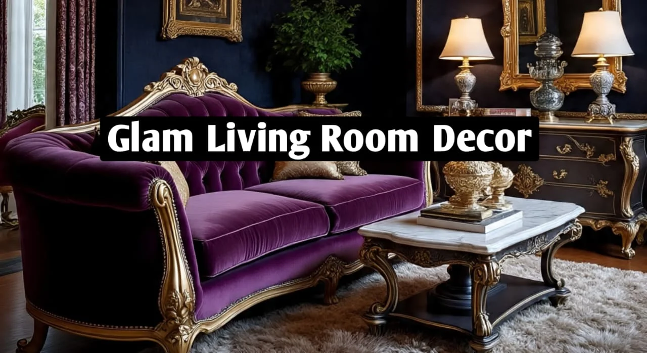 Glam Living Room Decor