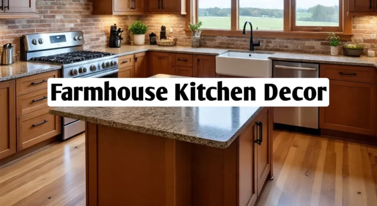 Farmhouse Kitchen Decorating