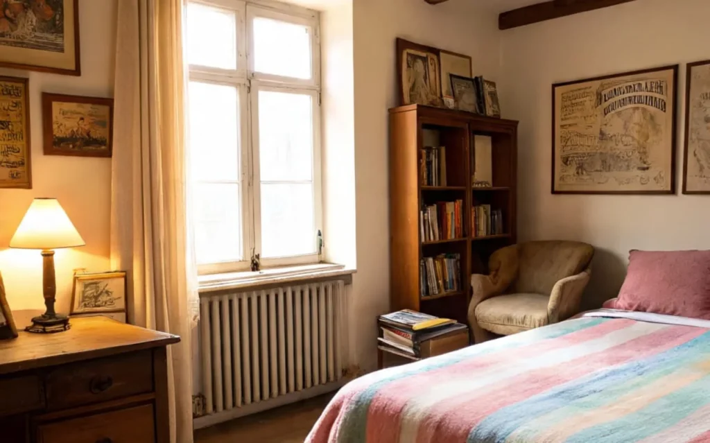 Attic room transformation Lighting setup